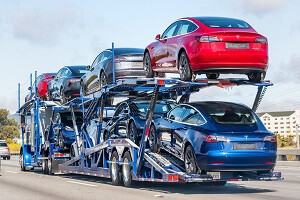 The cost of a car shipment