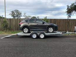 Types of the car transport trailers for sale