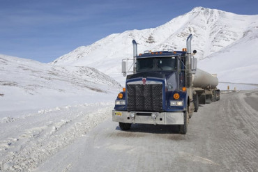 The best way of trucking on ice roads