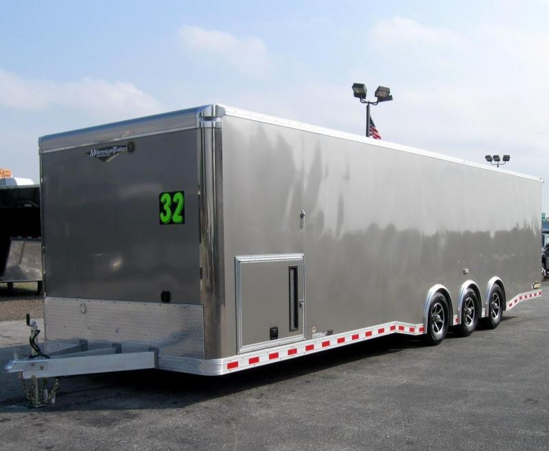 aluminum enclosed car trailer